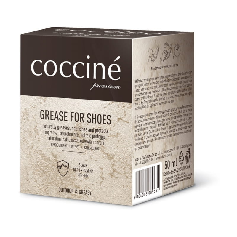 Bezbarwny tłuszcz ochronny do skór Coccine